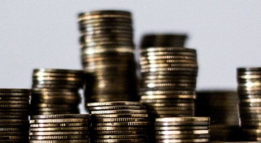 Stacks of gold coins
